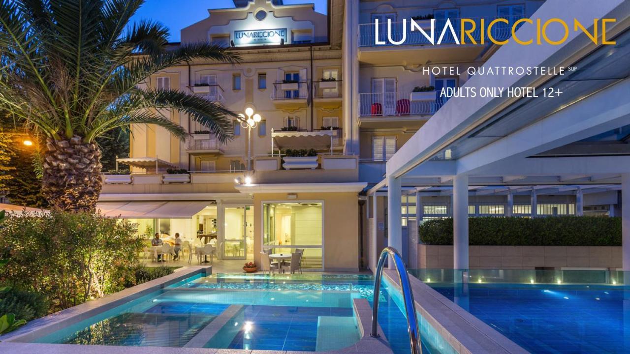 Hotel Luna Riccione E Aqua Spa Only Adults +12 Exterior photo